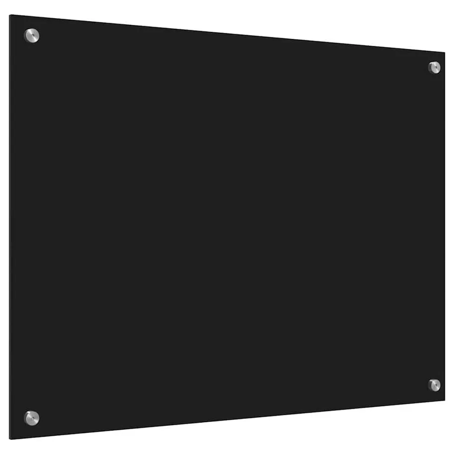 Crédence de cuisine Noir 80 x 60 cm verre trempé - 6