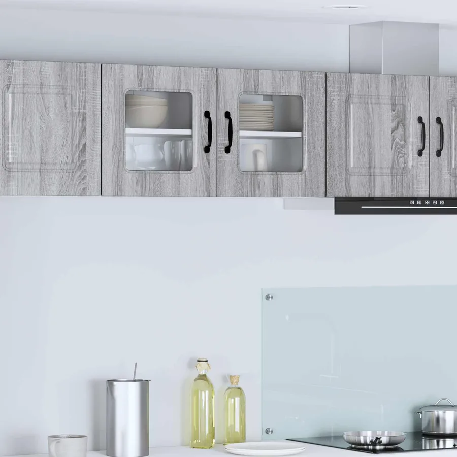Panneau de lave-vaisselle Kalmar Gris Sonoma 80 x 31 x 40 cm