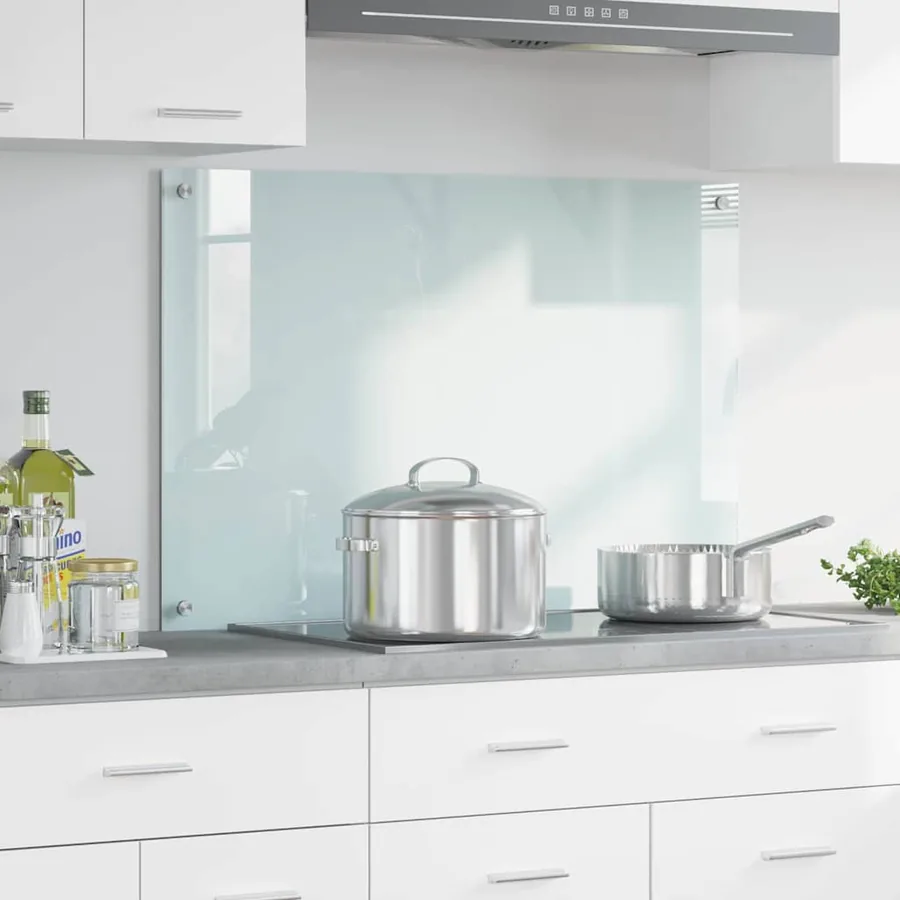 Crédence de cuisine Lait 90 x 60 cm verre trempé