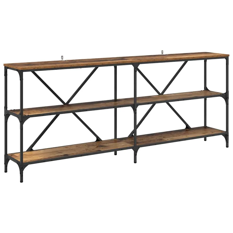 Table console Bois ancien 180 x 30 x 75 cm Bois d'ingénierie - 2