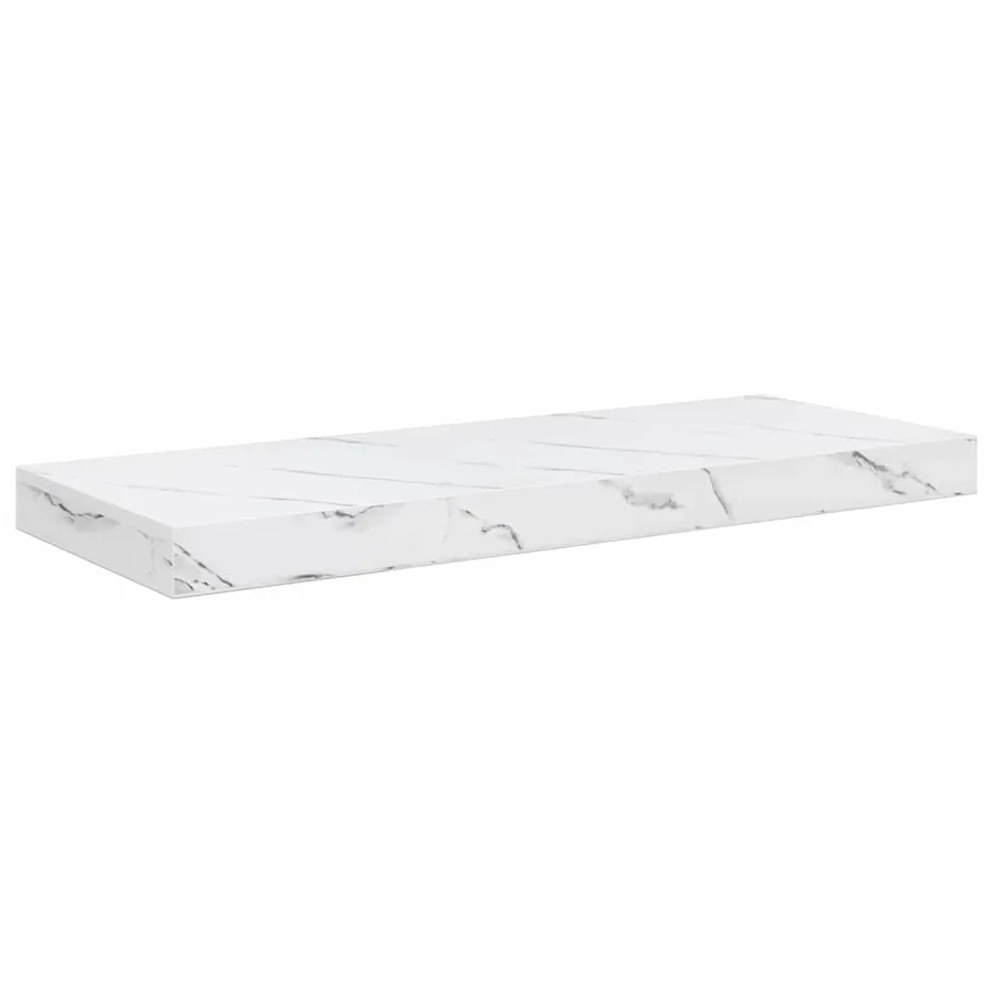 Étagère Murale 2 pcs Marbre blanc 60 x 23,5 x 4 cm - 6