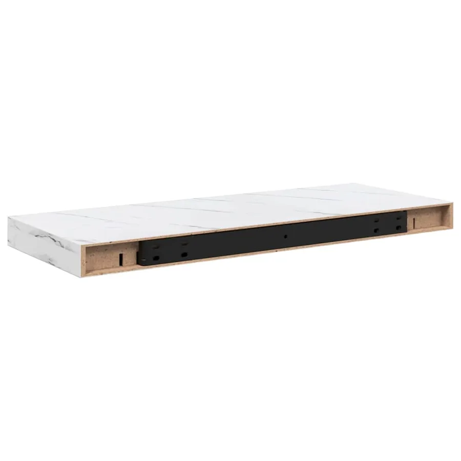 Étagère Murale 2 pcs Marbre blanc 60 x 23,5 x 4 cm - 9