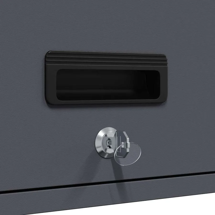Armoire murale pour garage Anthracite 80 x 33 x 35 cm - 11