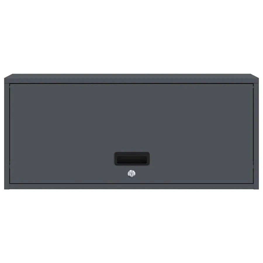 Armoire murale pour garage Anthracite 80 x 33 x 35 cm - 6