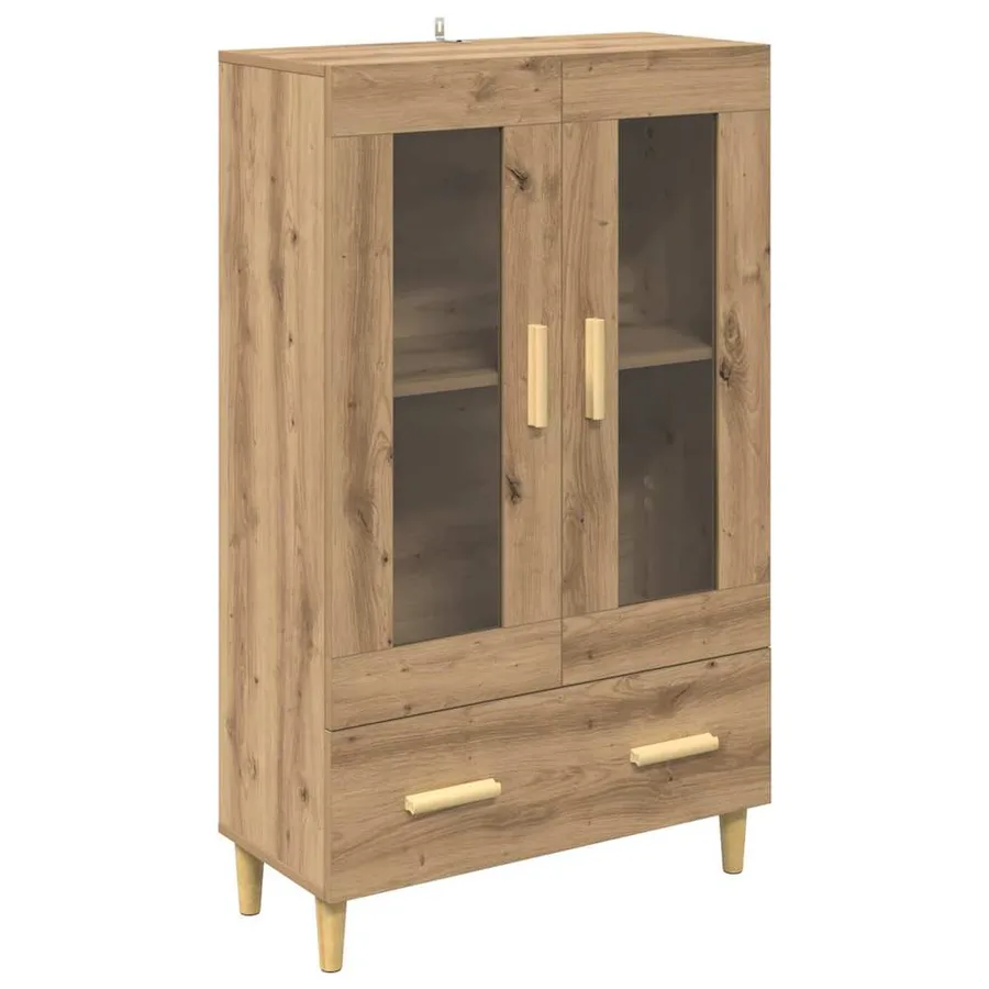 Haut Armoire Chêne artisanal 70 x 31 x 115 cm Bois d'ingénierie - 2