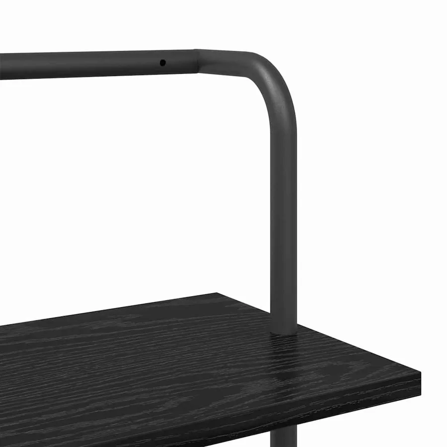 Étagère Chêne noir 60 x 24 x 203 cm Bois d'ingénierie - 9
