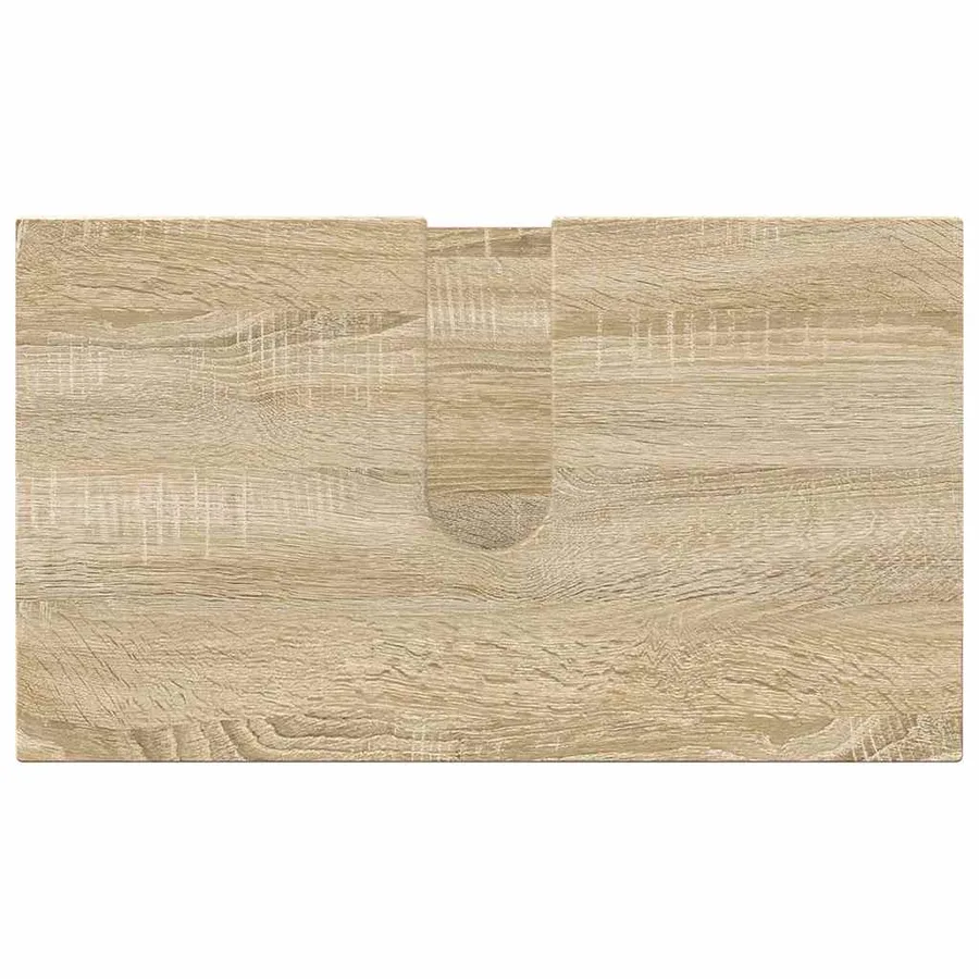 Ensemble de mobilier de salle de bain 4 pcs Chêne Sonoma - 9