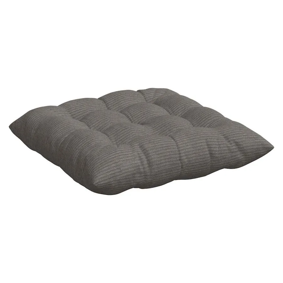 Coussins de siège 4 pcs Gris clair 40 x 40 x 6 cm - 5