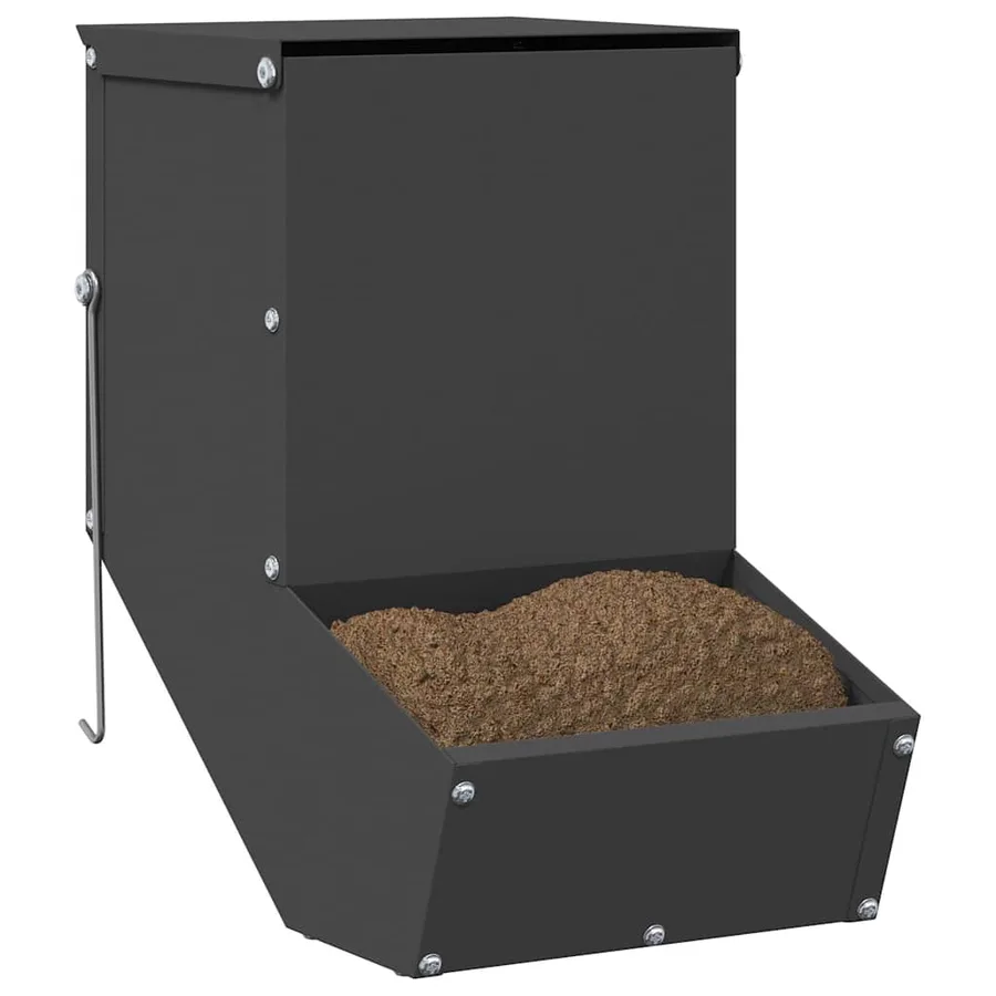 Distributeur pour lapins Noir 17,5 x 26 x 28,5 cm - 3