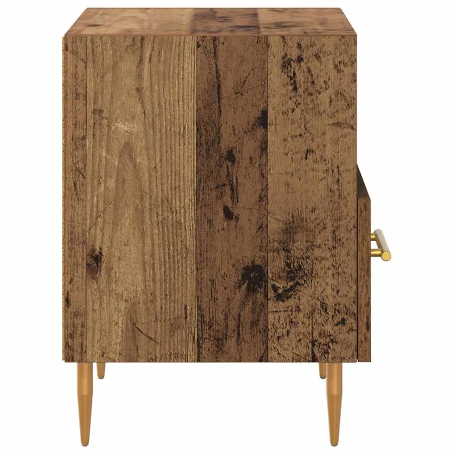 Table de chevet Marron 40 x 35 x 47,5 cm Bois d'ingénierie - 7