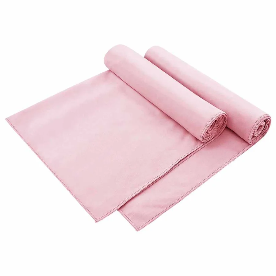 Serviettes de chaise d'extérieur 2 pcs Rose 130 x 60 cm - 2