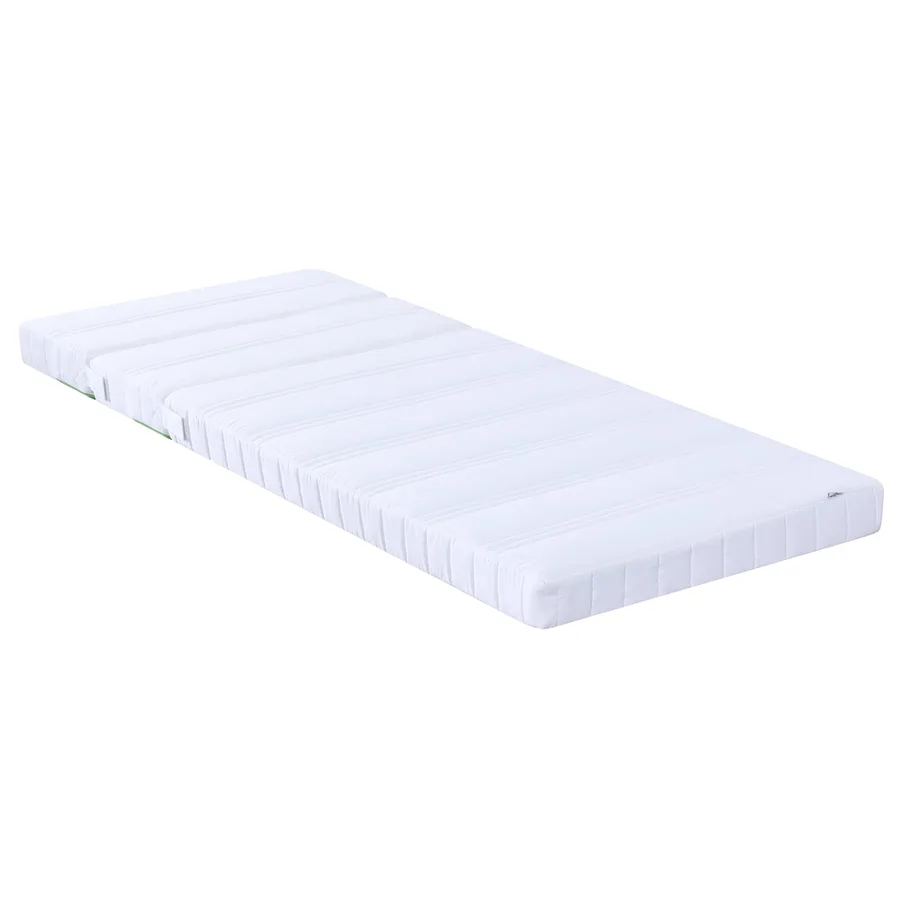Matelas en mousse extensible 80 x 200 cm Blanc - 2