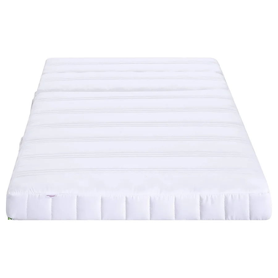Matelas en mousse extensible 80 x 200 cm Blanc - 6