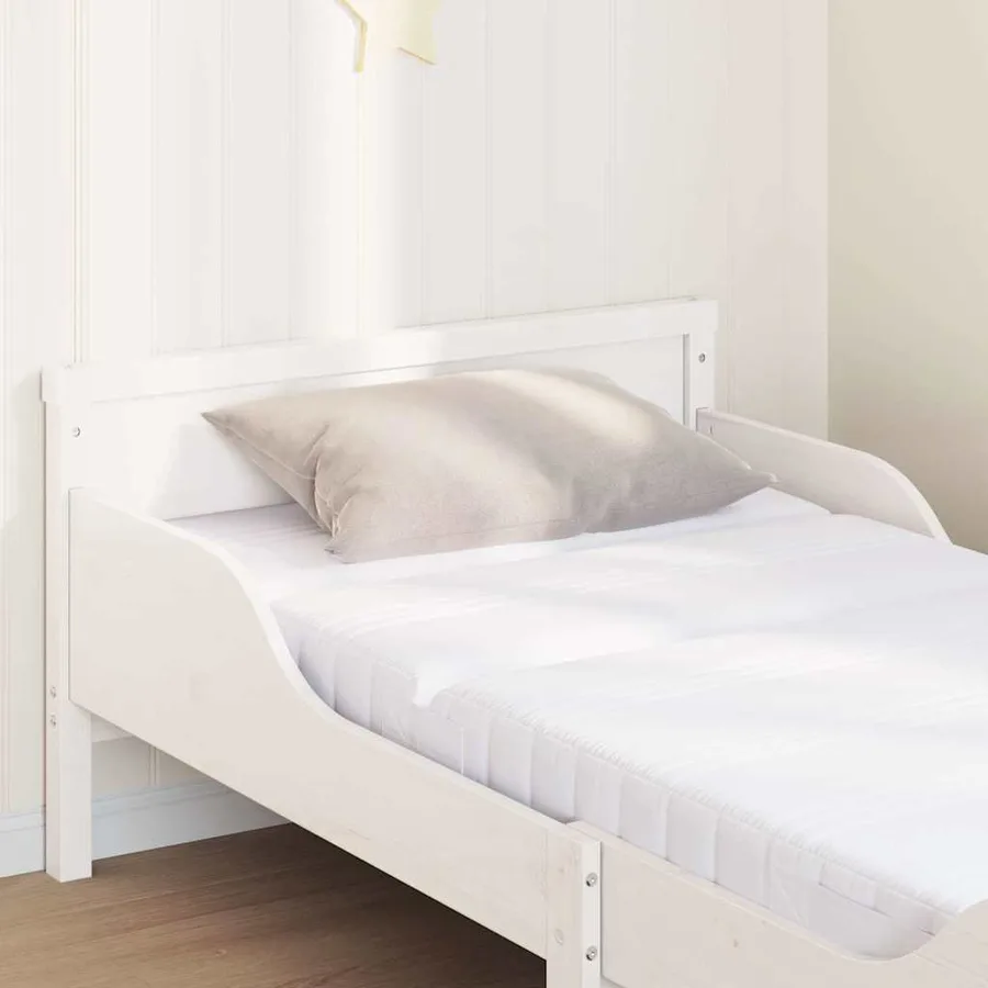 Cadre de lit avec matelas extensible Blanc 80 x 200 cm - 4