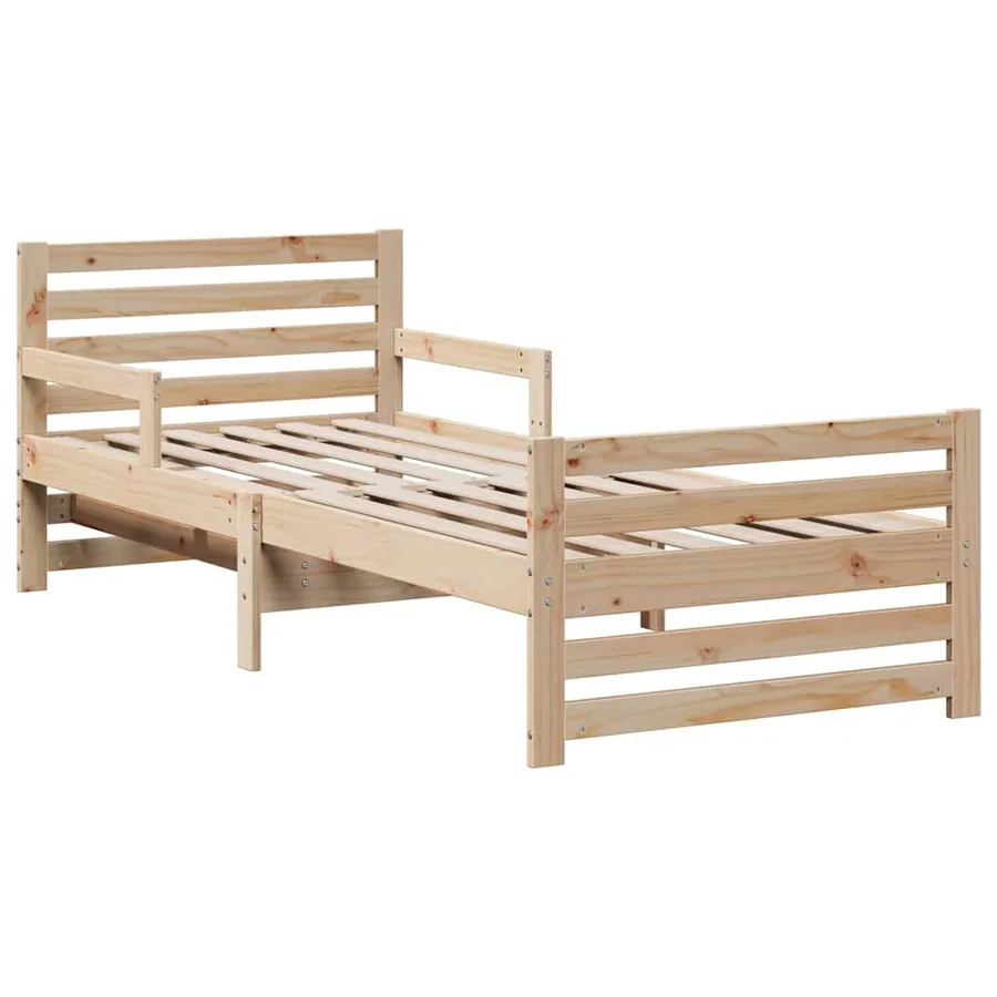 Cadre de lit avec matelas extensible Marron 80 x 200 cm - 6