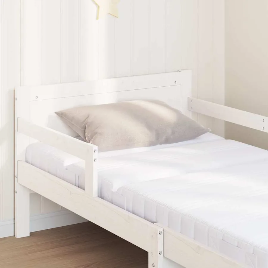 Cadre de lit avec matelas extensible Blanc 80 x 200 cm - 4