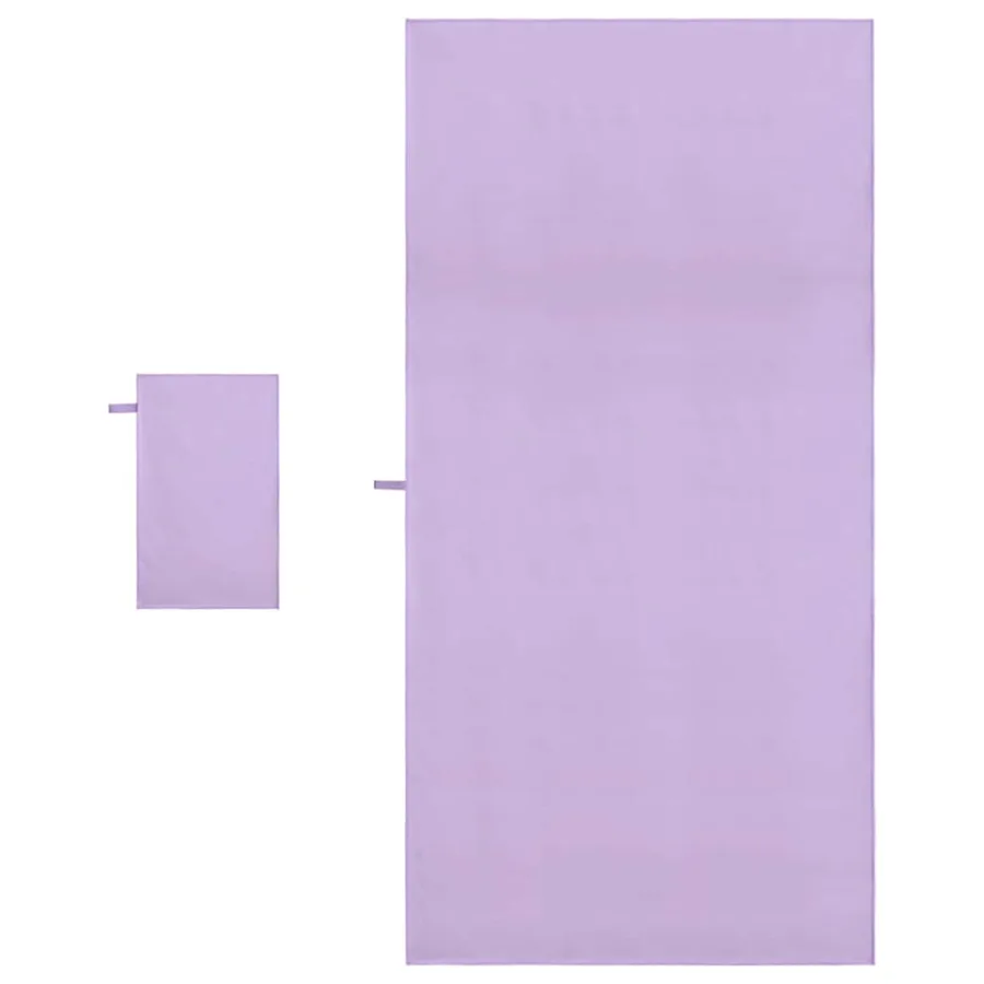 Set de serviettes de sport 2 pcs Violet tissu - 4