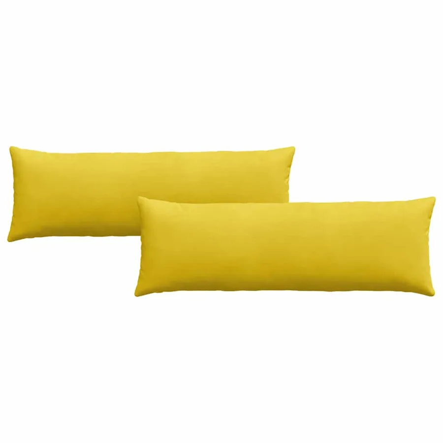 Coussins de canapé 2 pcs Jaune 120 x 40 cm - 2