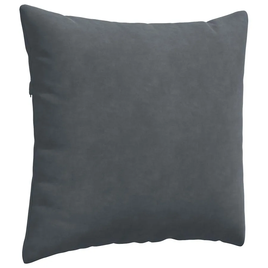 Coussins de canapé 2 pcs Gris foncé 45 x 45 cm - 5