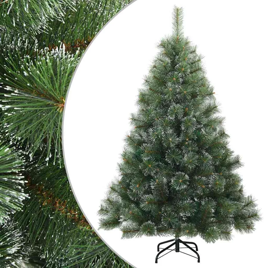 Sapin de Noël artificiel à branches pliantes, duveteux de neige - 2