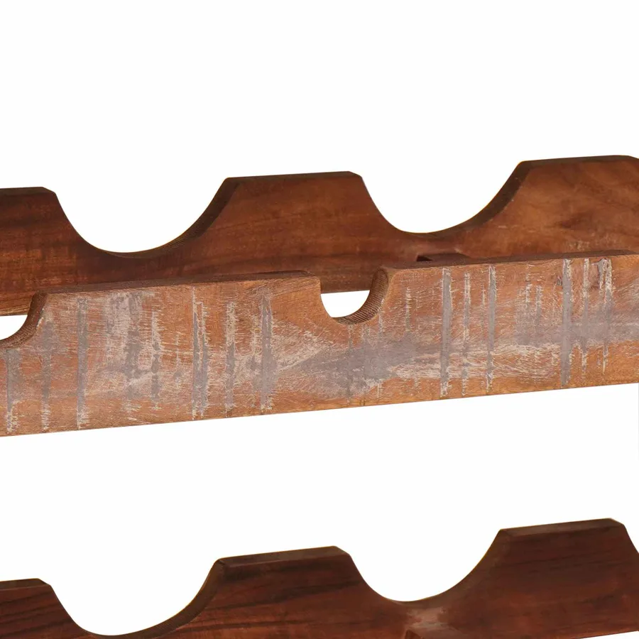 Étagère à vin Marron 100 x 45 x 33 cm Bois récupéré massif - 8
