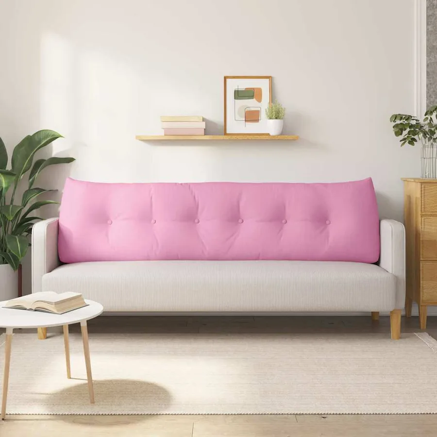 Coussin de Dos Rose 180 x 24 x 50 cm tissu - 4