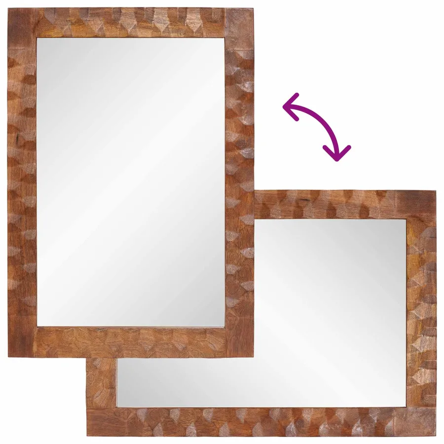 Ensembles de salle de bain 4 pcs Acacia Marron Winish - 15