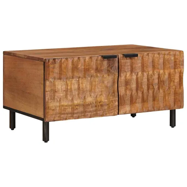 Table basse Marron 80 x 50 x 40 cm Bois de mangue massif