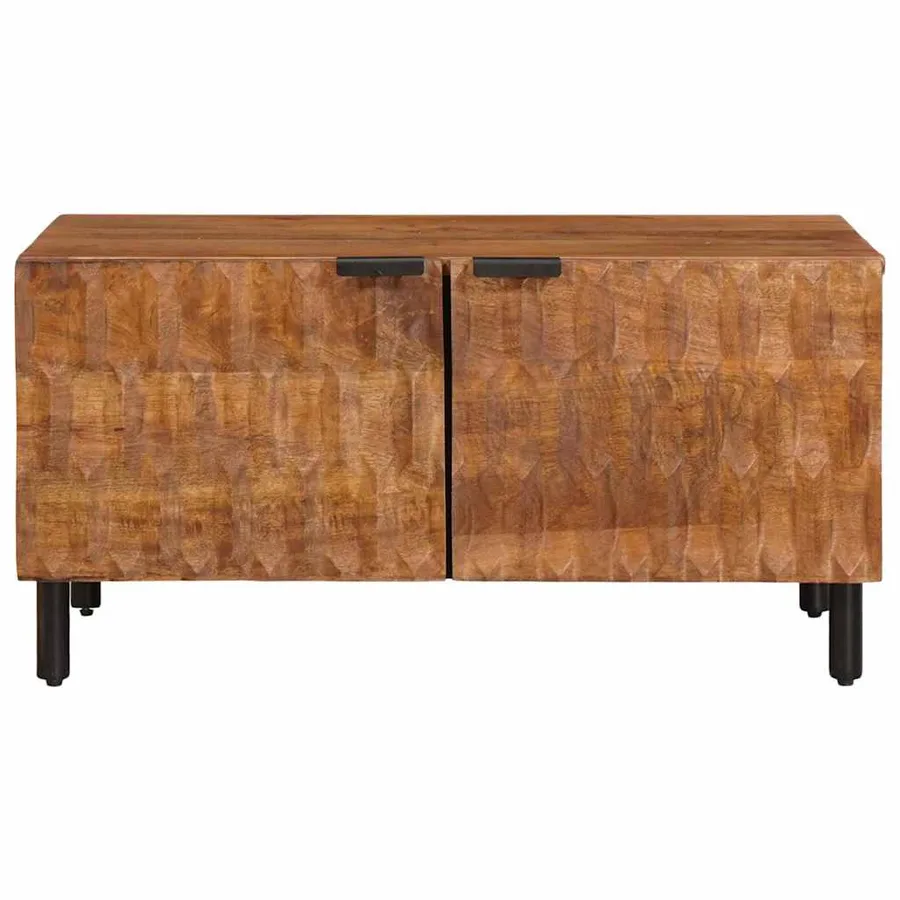 Table basse Marron 80 x 50 x 40 cm Bois de mangue massif - 3