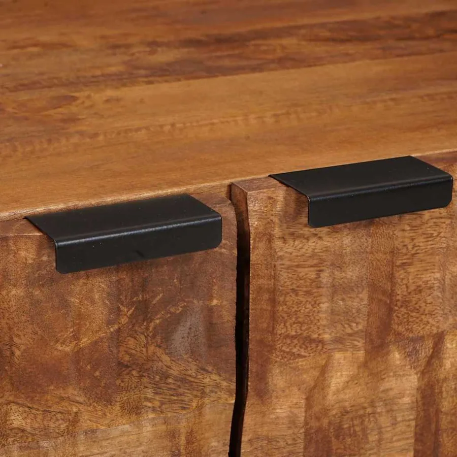 Table basse Marron 80 x 50 x 40 cm Bois de mangue massif - 7