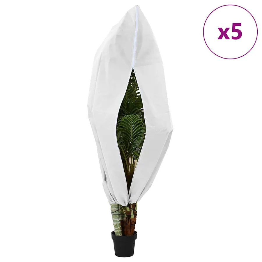 Couvercles de Fleece de Protection Anti-Gel pour Plantes 5 pcs - 4