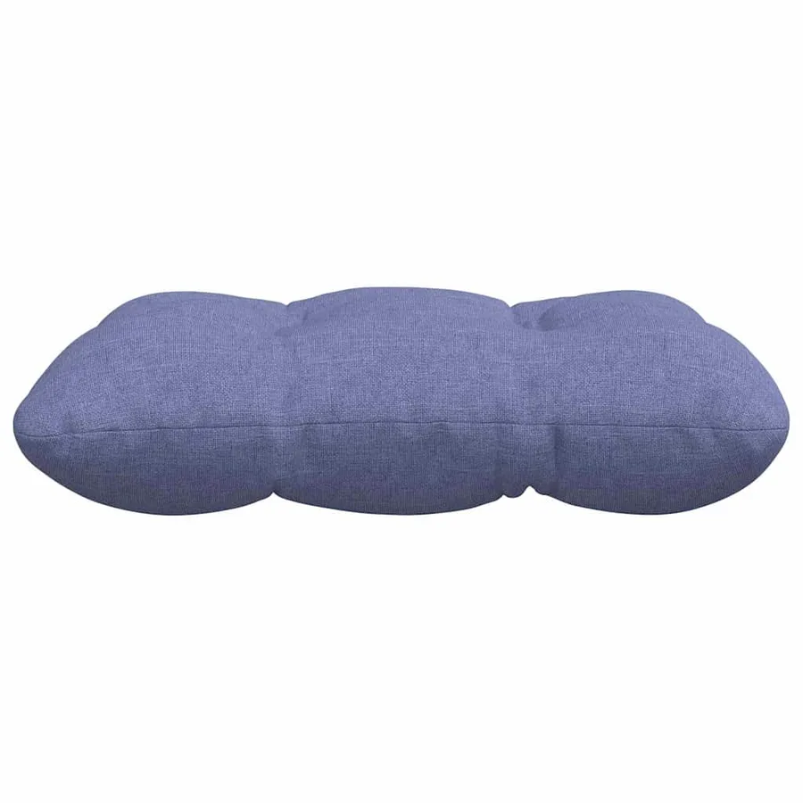 Coussins de siège 4 pcs Bleu denim 45 x 45 x 12 cm tissu - 6