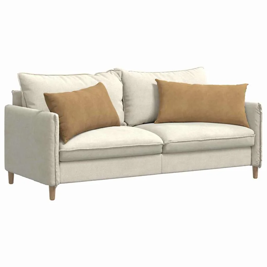 Coussins de canapé 2 pcs Marron 80 x 40 cm - 3