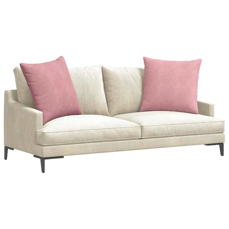 Coussins de canapé 2 pcs Rose 80 x 80 cm - 3