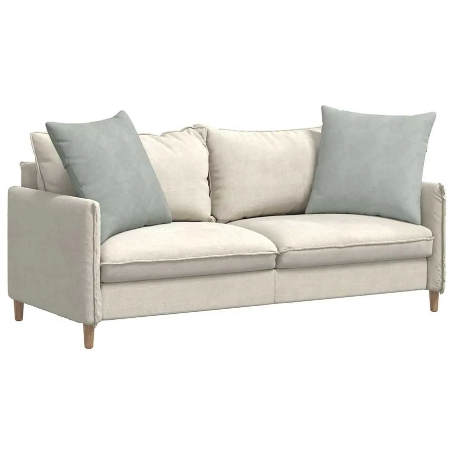 Coussins de canapé 2 pcs Gris clair 60 x 60 cm - 3