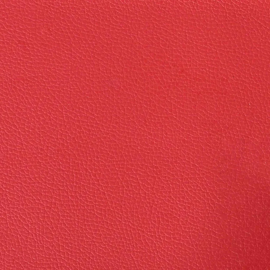 Chaises de Salle à Manger avec Roues 2 pcs Rouge Simili cuir - 8