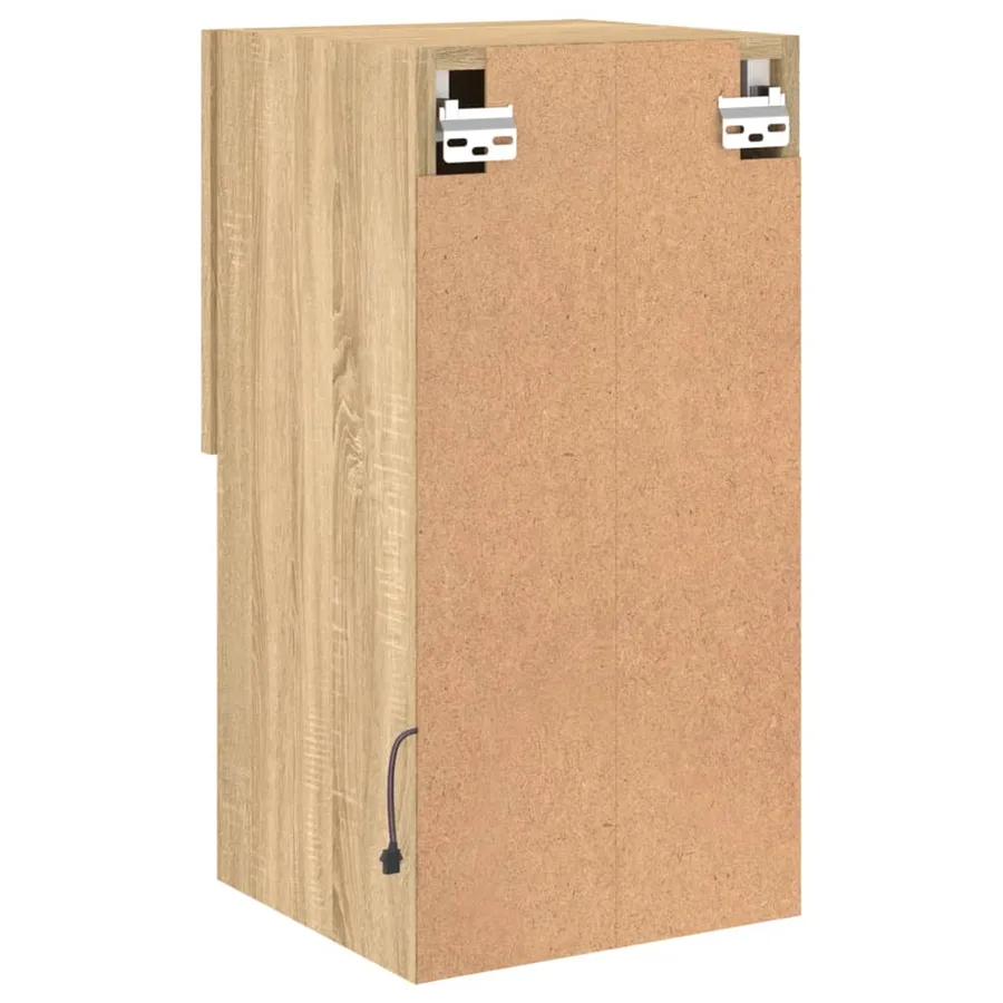 Meubles TV avec lumières LED 2 pcs chêne sonoma 30,5x30x60 cm - 11