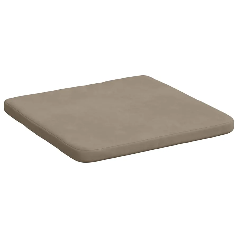 Coussins de siège 4 pcs Taupe 40 x 40 x 3 cm - 5