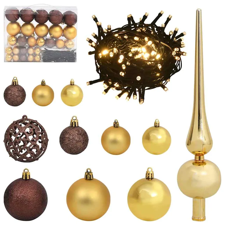 Sapin de Noël artificiel avec 150 LED Vert 120 cm PE et PVC - 6