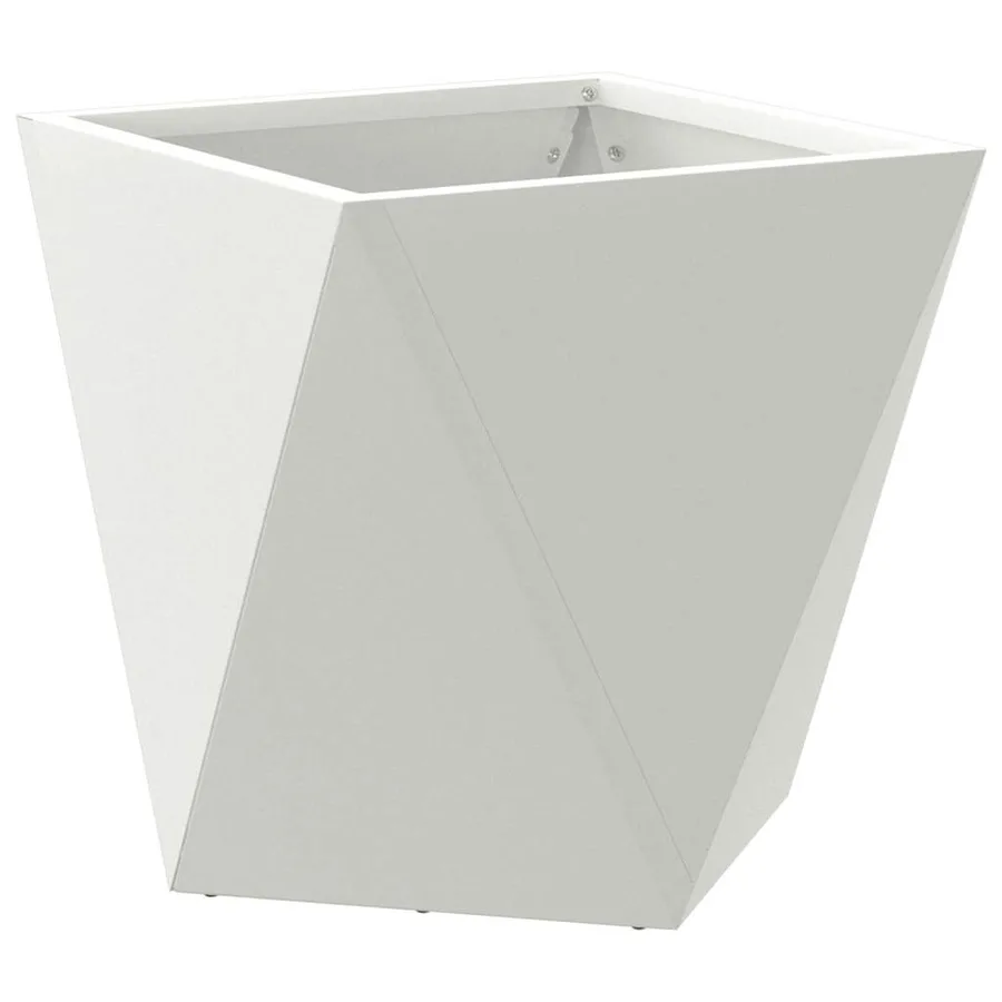 Jardinière 2 pc Blanc 30 x 30 x 30 cm Acier - 5