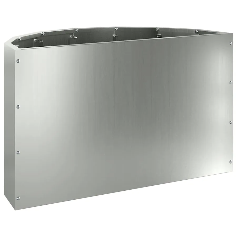 Jardinière Argent 60 x 30 x 35 cm Acier galvanisé - 7