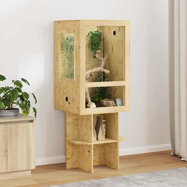 Terrarium Marron 50 x 50 x 130 cm OSB