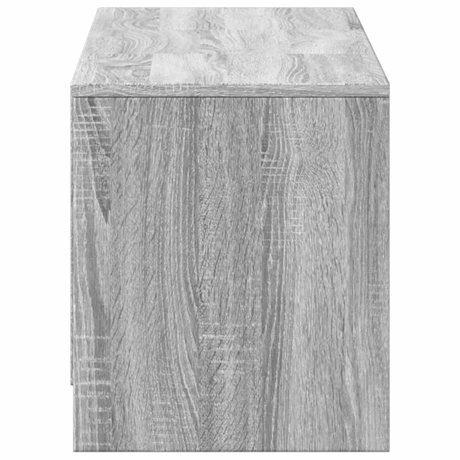 Meuble TV avec LED 140x34x40 cm Gris Sonoma Bois d’ingénierie - 7