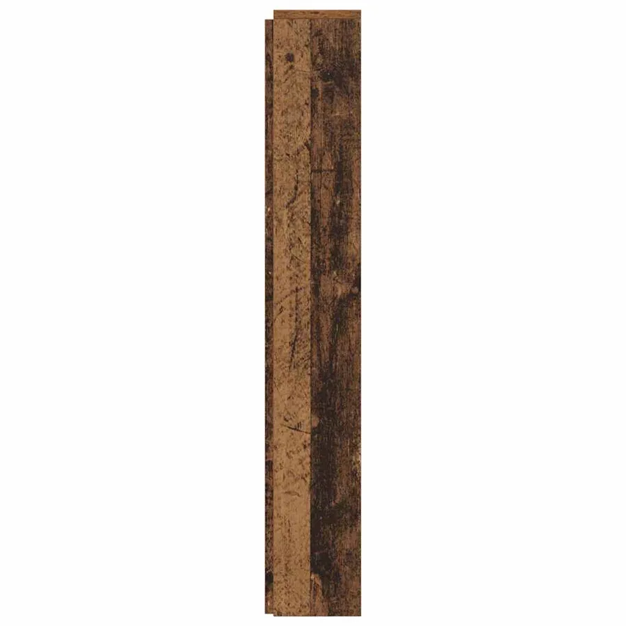 Tête de lit de rangement avec LED Bois ancien Bois d'ingénierie - 6