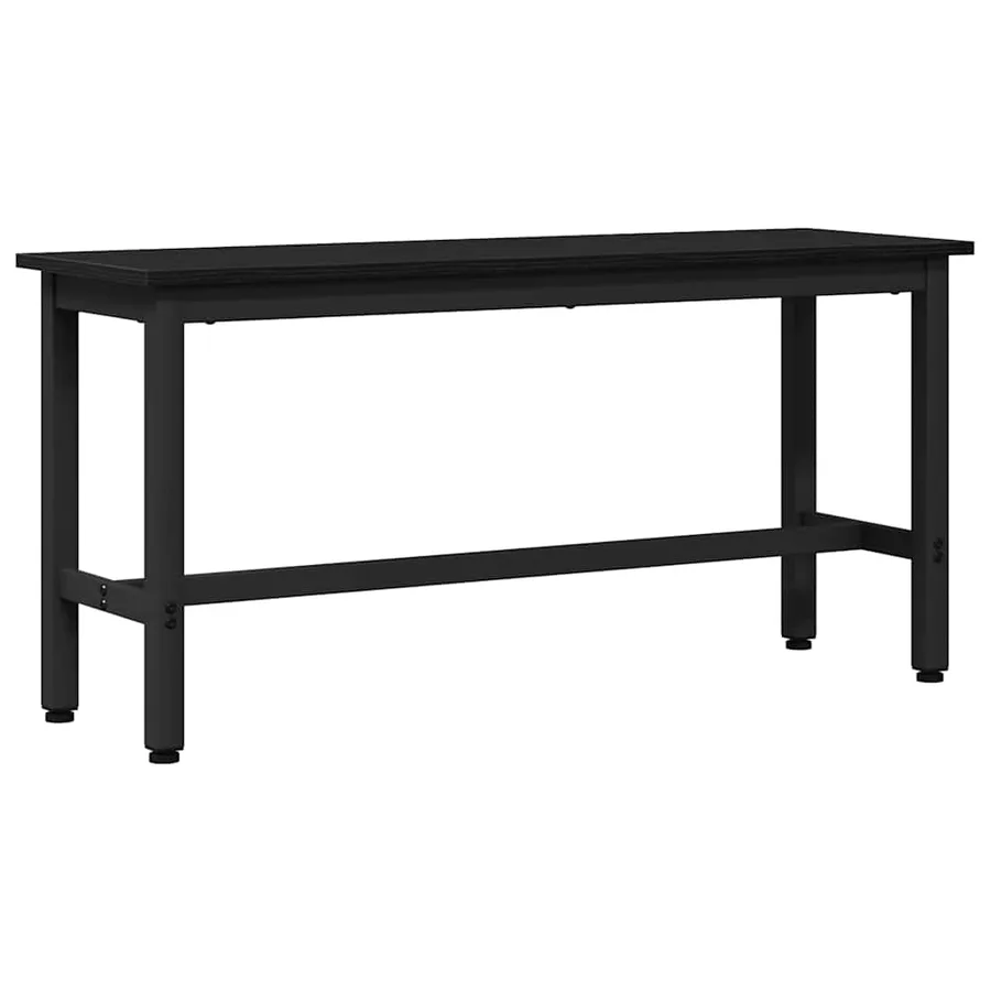 Banc de salle à manger 2 pcs Chêne noir 100 x 32,5 x 48,5 cm - 4