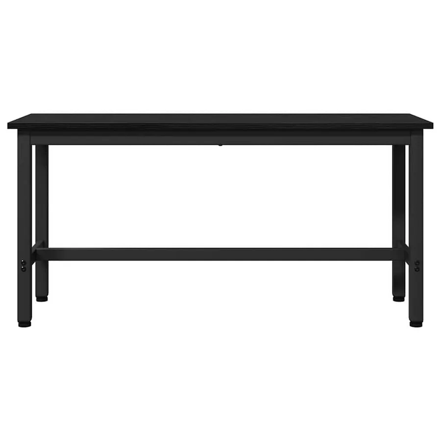 Banc de salle à manger 2 pcs Chêne noir 100 x 32,5 x 48,5 cm - 5