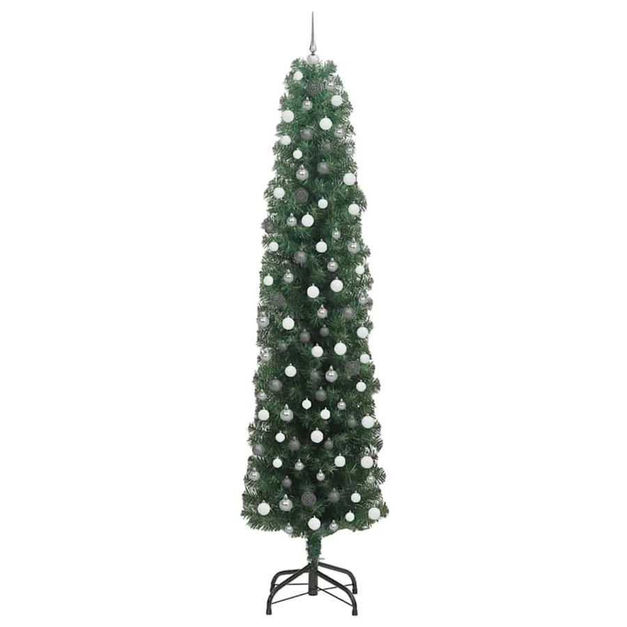 Sapin de Noël artificiel Vert 240 cm PVC et acier et plastique - 3