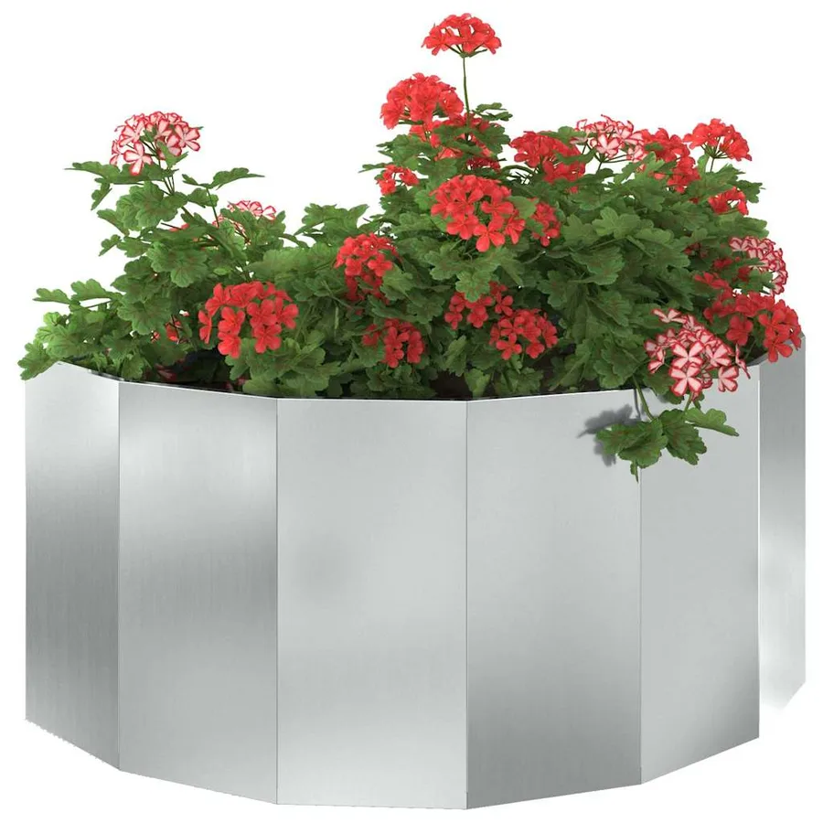 Jardinière Argent 120 x 60 x 50 cm Acier galvanisé - 3