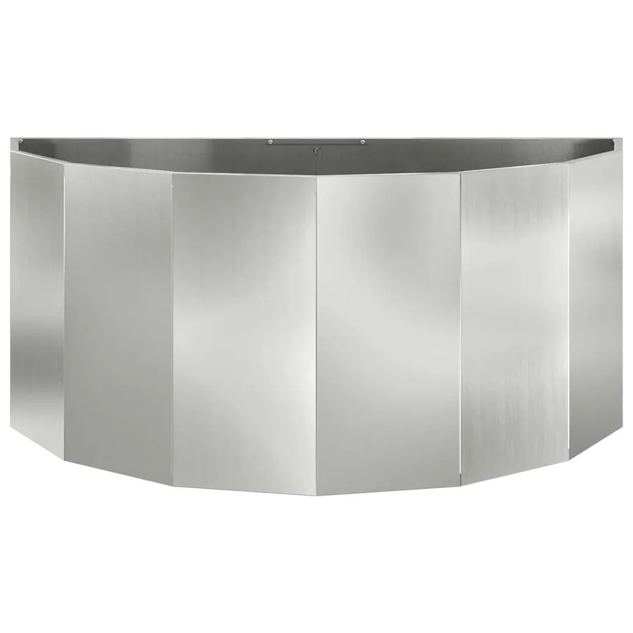 Jardinière Argent 120 x 60 x 50 cm Acier galvanisé - 5