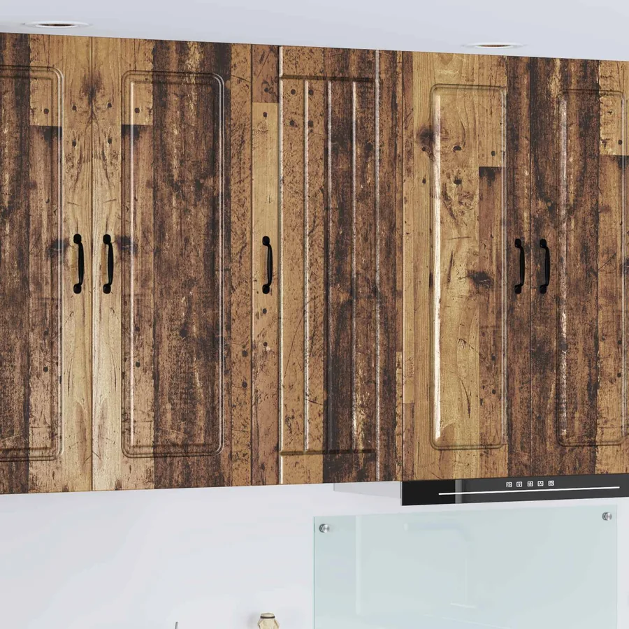 Meuble mural LUCCA Bois ancien 40 x 31 x 100 cm